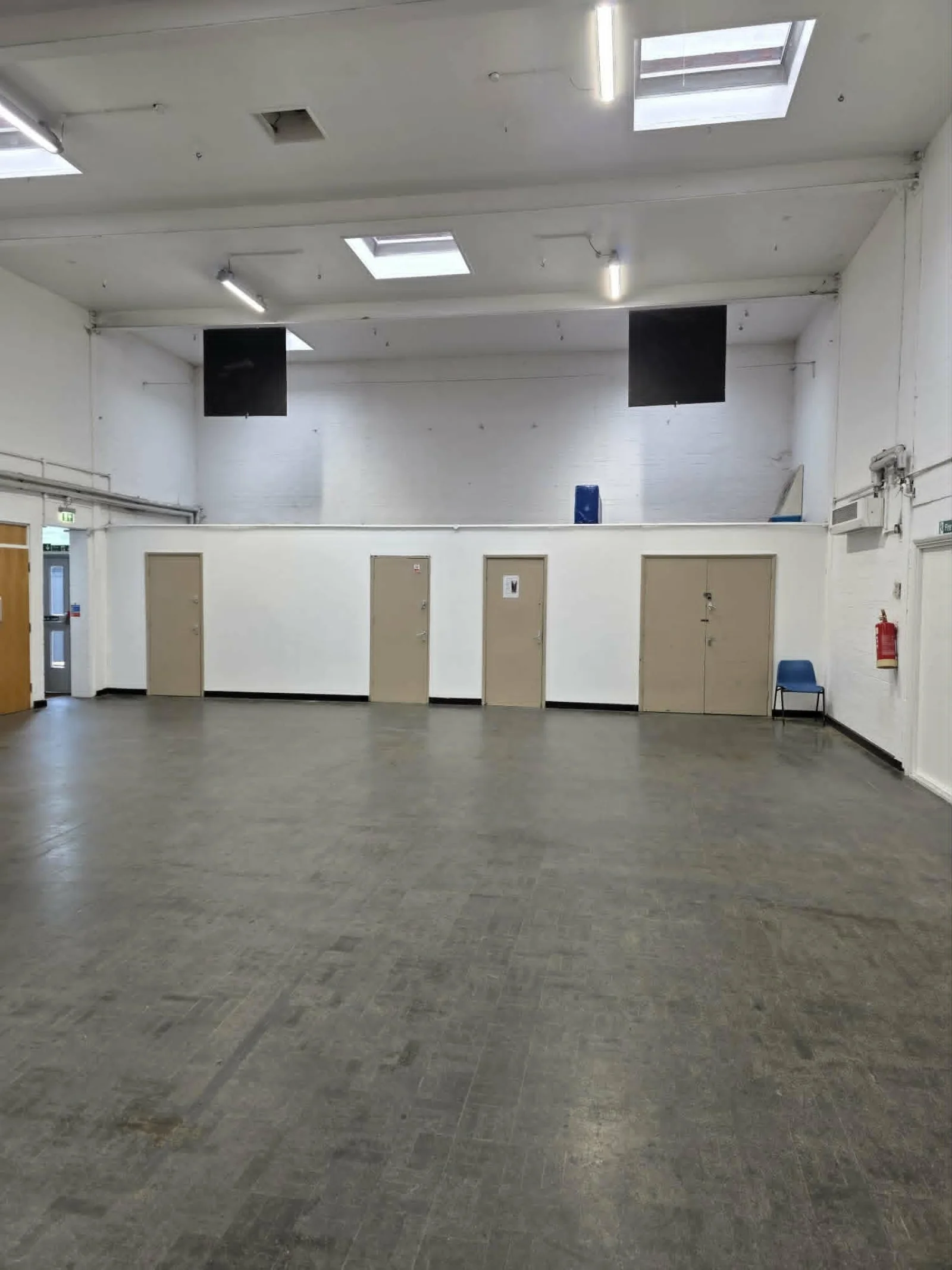 The bright main hall
